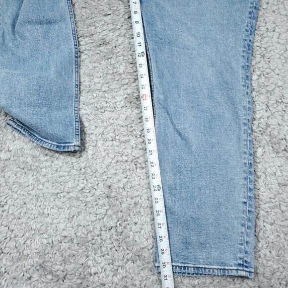 Abercrombie Curve Love 90s Slim Straight Ultra High Rise Jeans Blue Size 20 35 - Picture 7 of 7